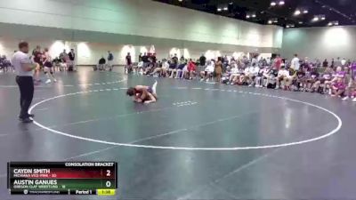 160 lbs Round 4 (16 Team) - Caydn Smith, Michiana Vice-Pink vs Austin Ganues, Oregon Clay Wrestling