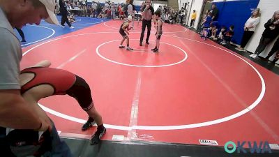 58 lbs Round Of 16 - William Haff, Wagoner Takedown Club vs Keilen Fields, Wyandotte Youth Wrestling