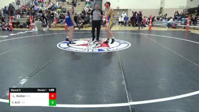 175 lbs Round 3 - Louis Walker, St. Francis Gladiators vs Yousef Arif, Tech Team Wrestling