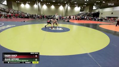 126B Cons. Round 2 - Shane Gifford, Overland Park-St. Thomas Aquinas HS vs Paden Vance, McDonald County