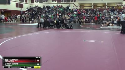 165 lbs Round 3 - Joe Hartman, Fort Madison vs O`Rien Donre, Maquoketa