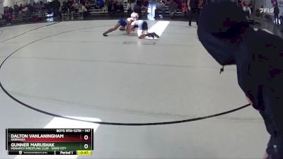 147 lbs Cons. Round 2 - Dalton Vanlaningham, Nebraska vs Gunner Marushak, Monarch Wrestling Club - David City