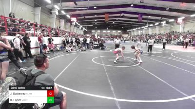 95 lbs Consolation - Jonovan Gutierrez, Alamosa vs David Lopez, Montrose Elite