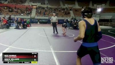 D4-144 lbs Quarterfinal - Breck Williams, Morenci Jr./Sr. vs Nick Murray, Tempe Prep Academy