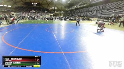 1A 120 lbs Quarterfinal - Carson Wintch, Klahowya vs Noah Rodriguez, Toppenish