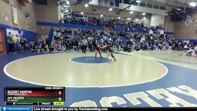 155lbs Cons. Round 5 - Suzzet Santos, Eisenhower (Girls) vs Ivy Musch, St. Helens