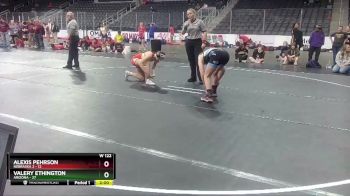 W 122 lbs Round 3 (4 Team) - Valery Ethington, Arizona vs Alexis Pehrson, Nebraska 2