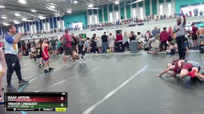 68 lbs Round 2 (10 Team) - Isaac Jayson, Finger Lake Elite Grey vs Trevor Lindquist, U2 Upstate Uprising