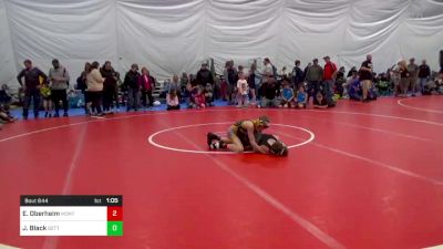 80 lbs Final - Eli Oberheim, Montoursville vs Jayden Black, Gettysburg