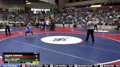 6A 115 lbs Semifinal - Skyla Williams, Springdale Har-Ber vs Jasmine Robinson, Conway