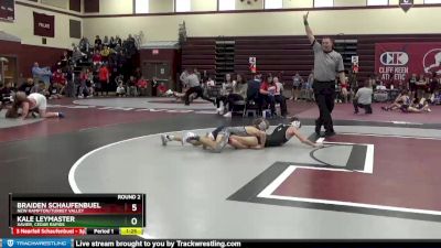 113 lbs Round 2 - Kale Leymaster, Xavier, Cedar Rapids vs Braiden Schaufenbuel, New Hampton/Turkey Valley