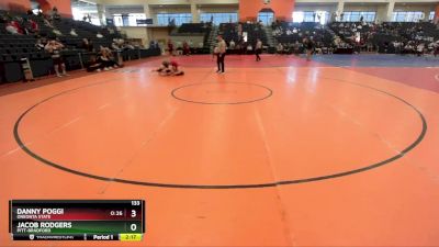 133 lbs Cons. Round 4 - Danny Poggi, Oneonta State vs Jacob Rodgers, Pitt-Bradford