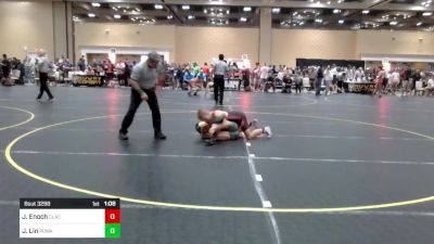 109 lbs Quarterfinal - Joshua Enoch, Clackamas WC vs Jason Lin, Poway Elite