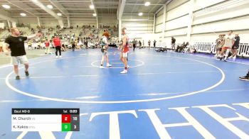 138 lbs Round Of 16 - Mac Church, Young Guns Black vs Kelly Kakos, Steller Trained Gold