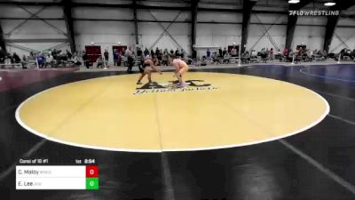 184 lbs Consi Of 16 #1 - Charles Maloy, Western New England vs Elliott Lee, Johns Hopkins