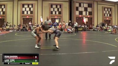 145 lbs Round 3 (6 Team) - RYAN GAVRISH, Elite Wrestling Black vs Luke York, Revival Gray