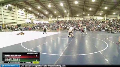 85 lbs Cons. Round 3 - Ryker Anderson, Wasatch Wrestling Club vs Hudson Philips, Wasatch Wrestling Club