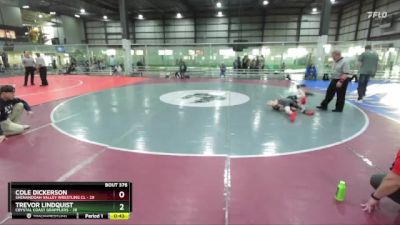 70 lbs 1st Place Match - Trevor Lindquist, Crystal Coast Grapplers vs Cole Dickerson, Shenandoah Valley Wrestling Cl