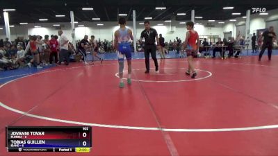 102 lbs Quarterfinals (8 Team) - Jovanni Tovar, Florida vs Tobias Guillen, Idaho