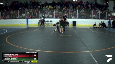 61 lbs Cons. Round 5 - Dayton Adams, Mat Psychos vs Jaxon Ankley, Lapeer Lightning WC