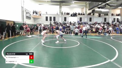 152 lbs Round Of 32 - Aaron Pimental, New Bedford vs Ryan Lepore, Saint John's Prep