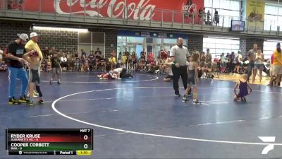 50 lbs Round 7 (10 Team) - Cooper Corbett, RWA vs Ryder Kruse, Alburnette WC