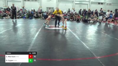 108 lbs Final - Chase Morrison, Ares W.C. (MI) vs Deakin Cygan, Pursuit