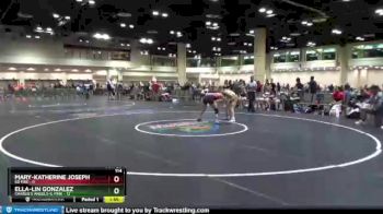 114 lbs Round 2 (10 Team) - Mary-Katherine Joseph, SD Fire vs Ella-lin Gonzalez, Charlie`s Angels-IL Pink