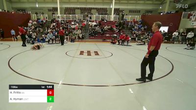 113 lbs Semifinal - Hayden Fritts, Woodward Academy vs Alex Hyman, The Lovett School