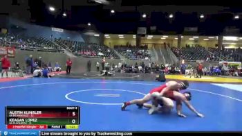 145 lbs Round 2 (4 Team) - Keagan Lopez, 6A Clackamas vs Austin Klingler, 6A McMinnville