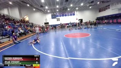 75 lbs Round 3 - Hayden Robinson, Thermopolis Wrestling Club vs Rylee Stewart, Glenrock Wrestling Club