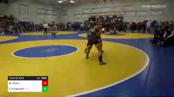 135 lbs Consi Of 16 #2 - Matthew Luna, St. Francis vs Yoshiya Funakoshi, Calvary Chapel-Santa Ana