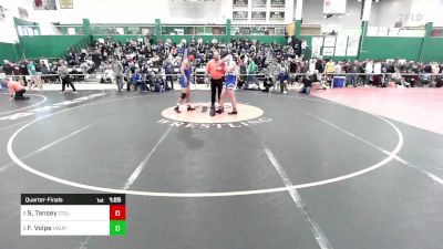 152 lbs Quarterfinal - Sean Tansey, Collegiate vs Frankie Volpe, Hauppauge