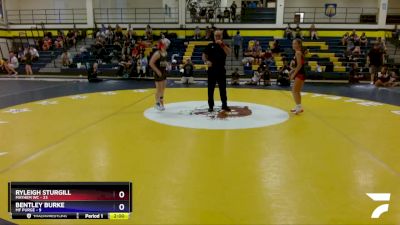 100 lbs Round 1 (6 Team) - Ryleigh Sturgill, Mayhem WC vs BENTLEY BURKE, MF Purge