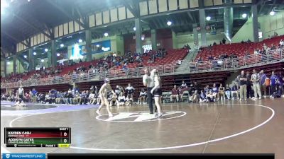 105 lbs Finals (2 Team) - Kayden Cash, Norfolk Girls vs Addisyn Gates, Grand Island Girls