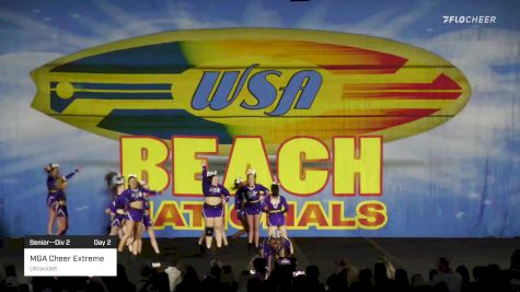 MGA Cheer Extreme - Ultraviolet [2022 Senior--Div 2 Day 2] 2022 WSA Beach Nationals