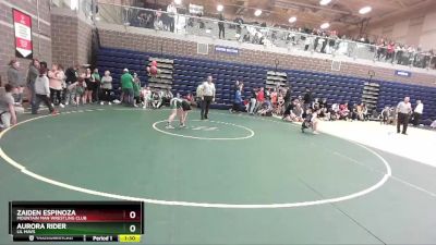 112/117 1st Place Match - Zaiden Espinoza, Mountain Man Wrestling Club vs Aurora Rider, Lil Mavs