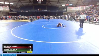 78 lbs Champ. Round 2 - Solomon Massey, Washington vs Fabian Figueroa, Warden Elite Wrestling