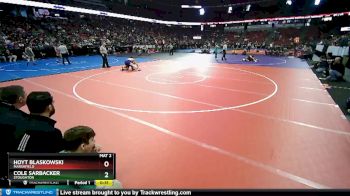 D1-145 lbs 5th Place Match - Cole Sarbacker, Stoughton vs Hoyt Blaskowski, Marshfield