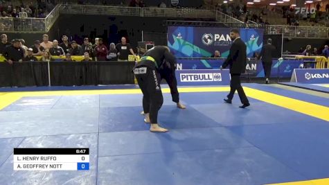LUKE HENRY RUFFO vs ANDREW GEOFFREY NOTT 2024 Pan Jiu Jitsu IBJJF Championship
