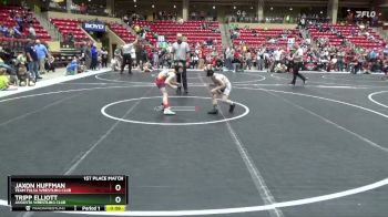64 lbs 1st Place Match - Jaxon Huffman, Team Tulsa Wrestling Club vs Tripp Elliott, Augusta Wrestling Club