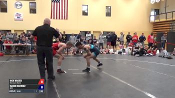 74 kg Final - Isaiah Martinez, IRTC vs Nick Wanzek, Minnesota Storm