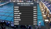 CIF-SS Div. 4 Girls 200 Freestyle Relay A-Final
