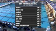 CIF-SS Div. 4 Boys 200 Freestyle Relay A-Final