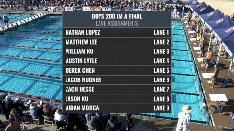 CIF-SS Div. 4 Boys 200 IM A-Final