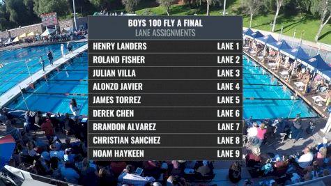 CIF-SS Div. 4 Boys 100 Butterfly A-Final