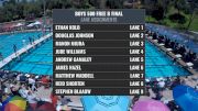 CIF-SS Div. 2 Boys 500 Freestyle B-Final