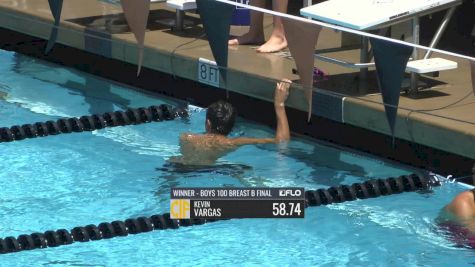 CIF-SS Div. 2 Boys 100 Breaststroke A-Final