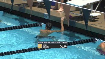 CIF-SS Div. 2 Boys 100 Breaststroke A-Final