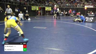 90 lbs Round Of 16 - Bryce Bereksazi, Seneca Valley vs Brady Layhue, Trinity